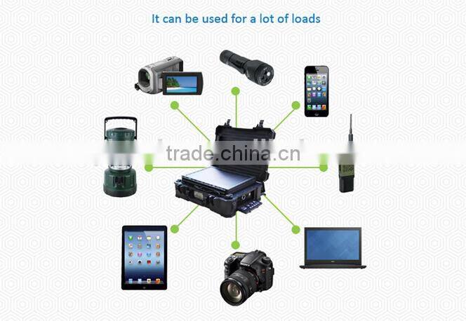 2015 Solar Energy Suitcase for Trip, High Power Wild Solar Power system