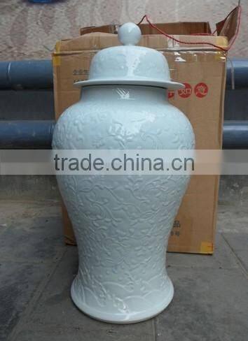 Chinese antique porcelain white vase-stoneware vase-pottery vase