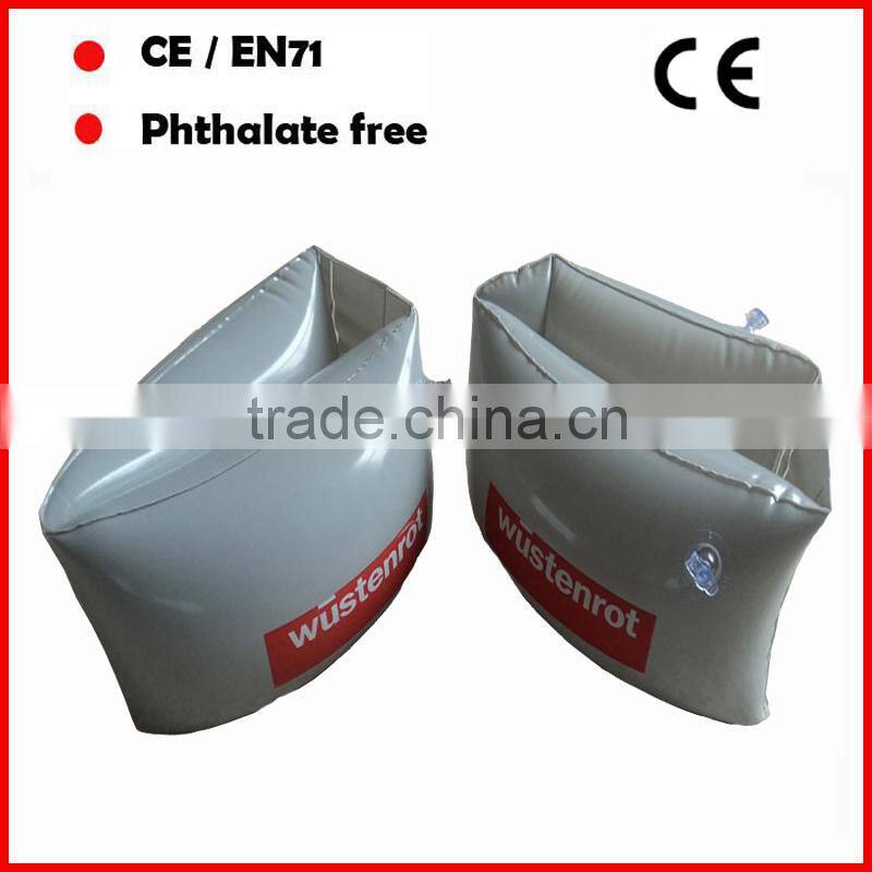Pretty printed inflatable swimming armrings for kids inflatable armbands