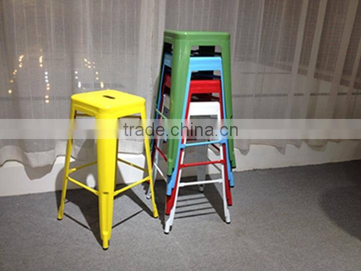 Vintage Kitchen Industrial Metal Singer Bar Stool and Chair HYX-806