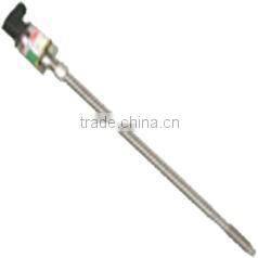 Melt pressure transducer with vertical tube , Hirschman connect