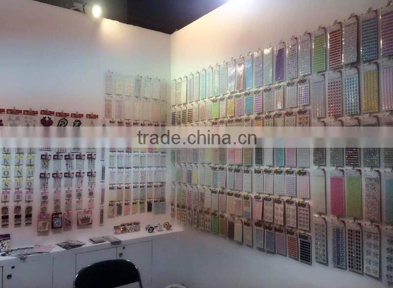 Custom butterfly shape Clearly Removable Transparent PVC lable Sticker