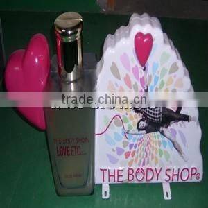 CNC cutting chicken yellow promotional display