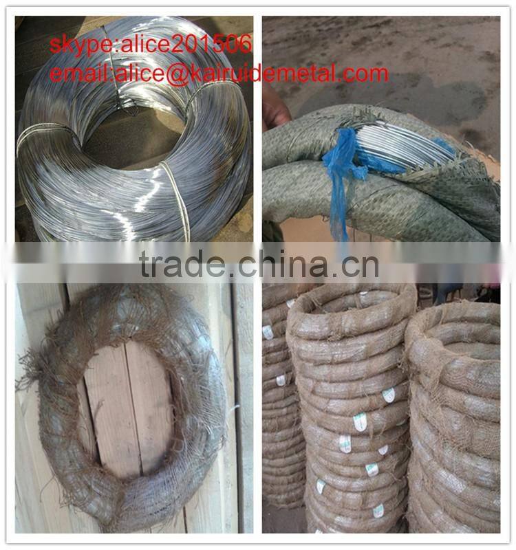 high quality low price galvanized iron wire specification of galvanized wire factory