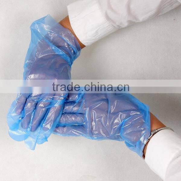 Free sample transparent disposable PE plastic glove