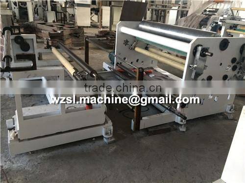 FQ-700 Computer control vertical PE plastic film slitting and rewinder machine