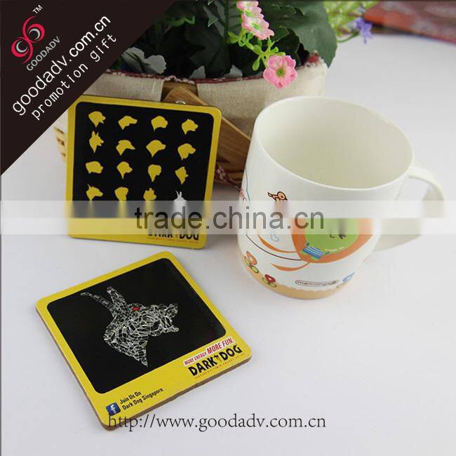 Factory manufacture custom printed personalised coasters
