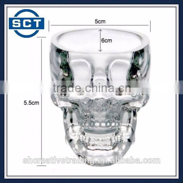 Mysterious Skull Head Glass Cup