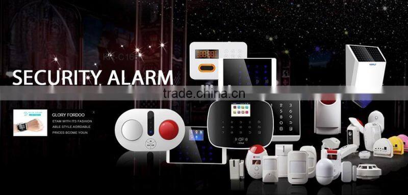 New KERUI G18 with gas detector and HD wireless camera wireless gsm alarm system