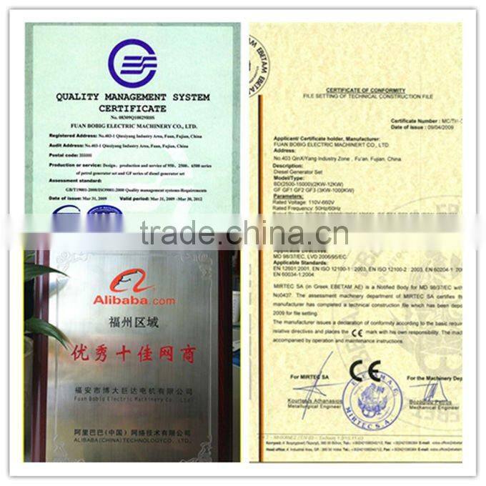 10kva generator QUANCHAI from factory