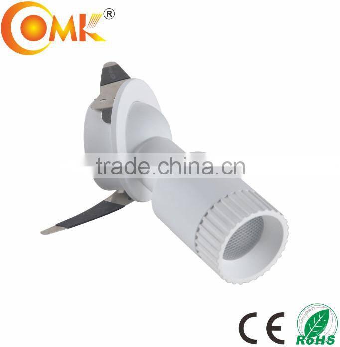 7W cob led spot light with dimmable driver OMK-S001