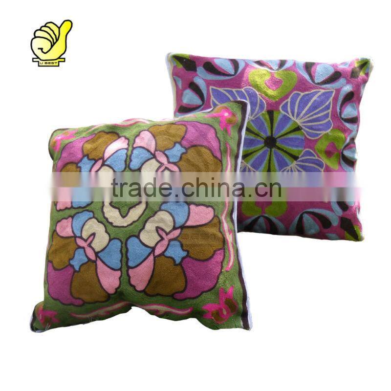 HOT design jacquard woven embroidery cushion sofa cushion cover