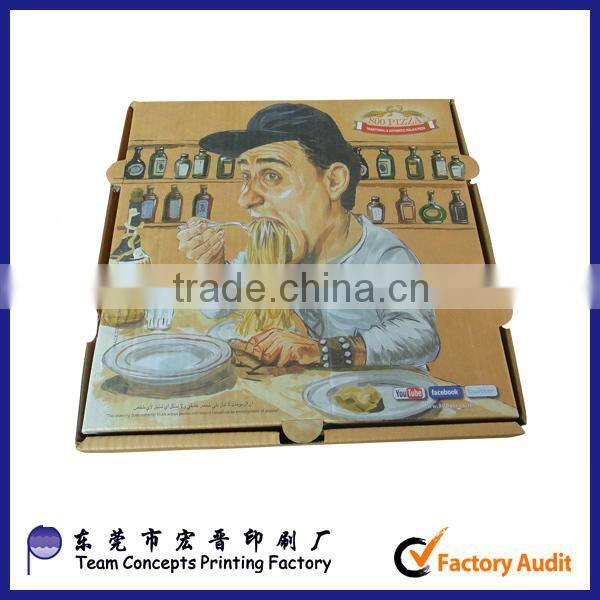 cheap custom black pizza box