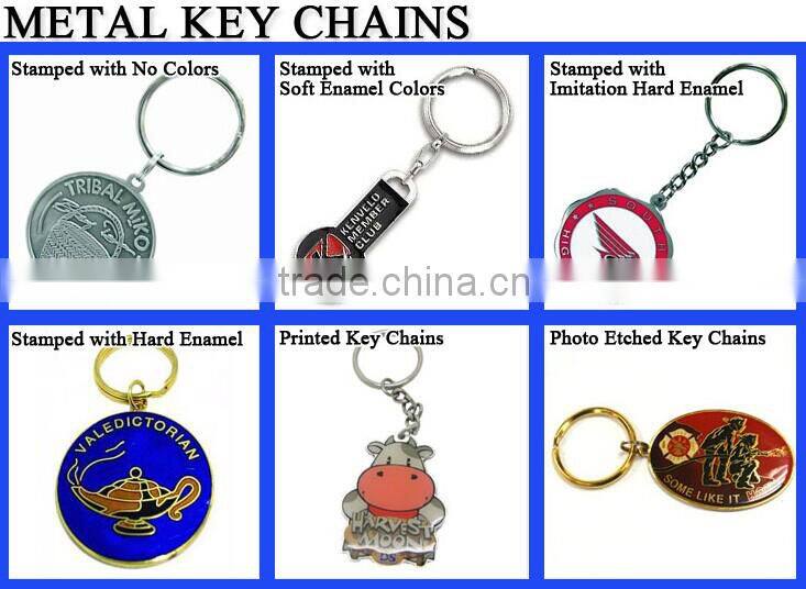 Hot china products wholesale custom metal keychains