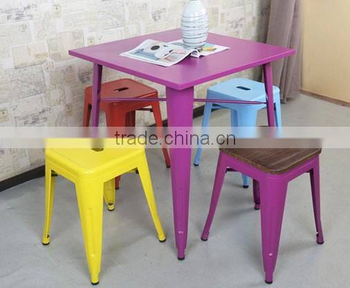 outdoor useful iron square table