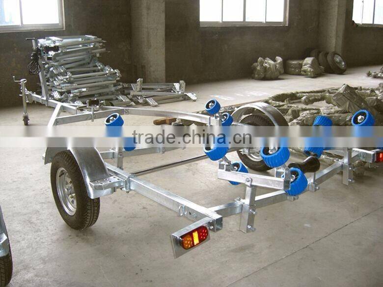 Deep-v Aluminum Boat with console and tralier