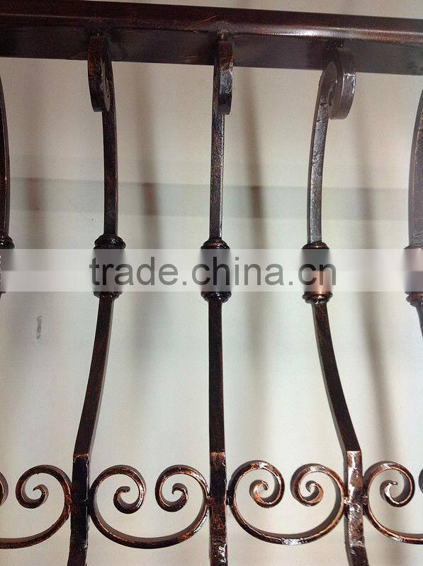 Top-selling wrought iron balcony protection fencing