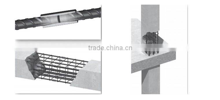 Taper Lock Rebar coupler, Tapered threaded Transitional rebar coupler