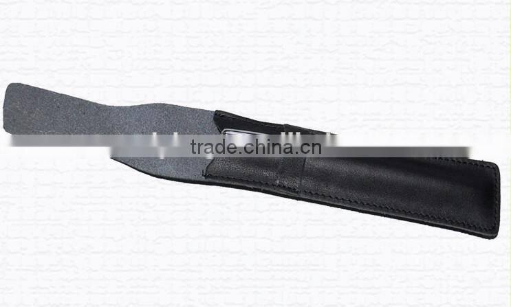 real leather pen holder pouch case in multi color with logo,pen case