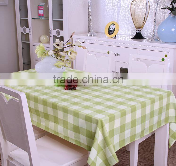Eco-friendly printed mini check in different colors cotton table cloth ,Printed Table Cloth