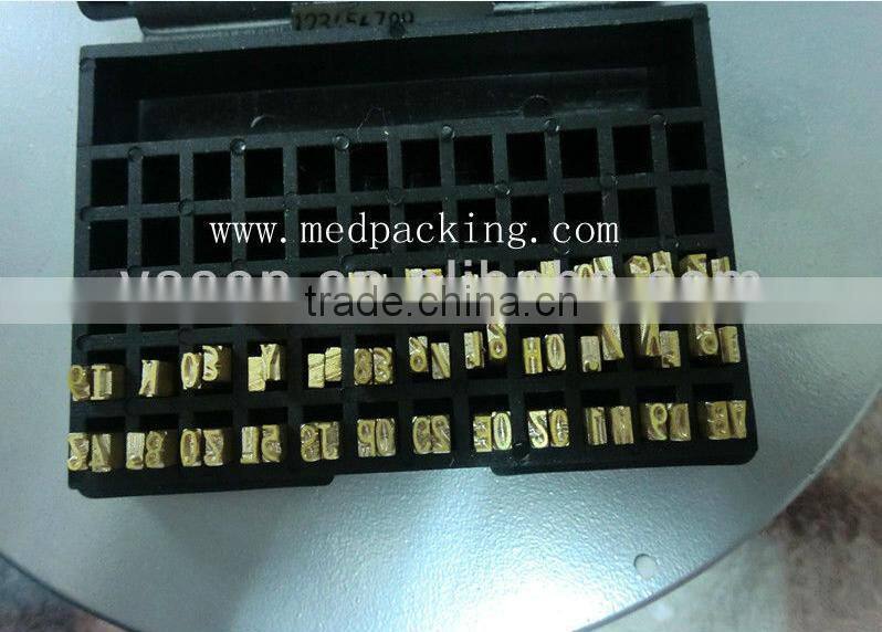 Manual Number Words Date Printing Machine for Bag & Paper & Film