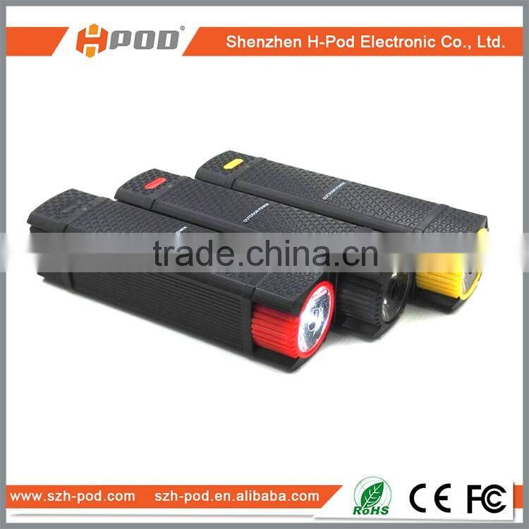 New style 2600mah power bank with led torch flashlight