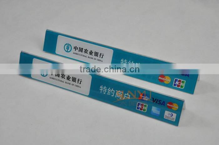 Custom Dimension Unionpay Bank Acrylic Signs