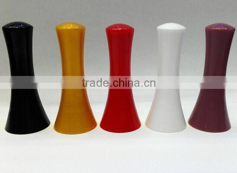 Factory glass nail polish bottle plastic cap and brush