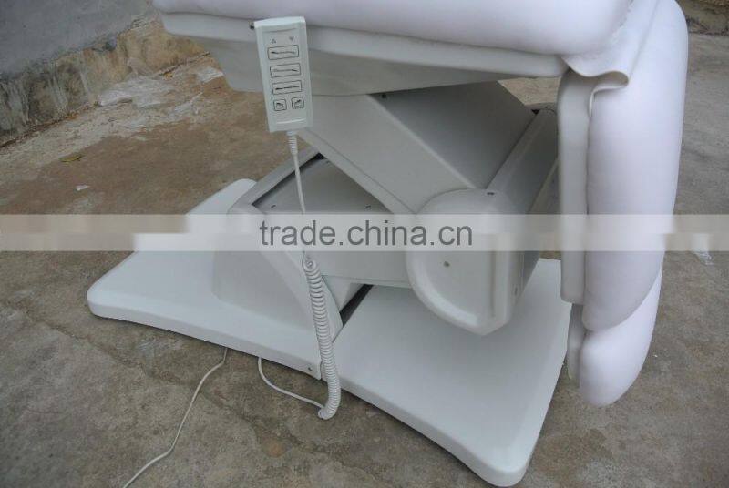 High grade PVC leather electric facial bed massage bed
