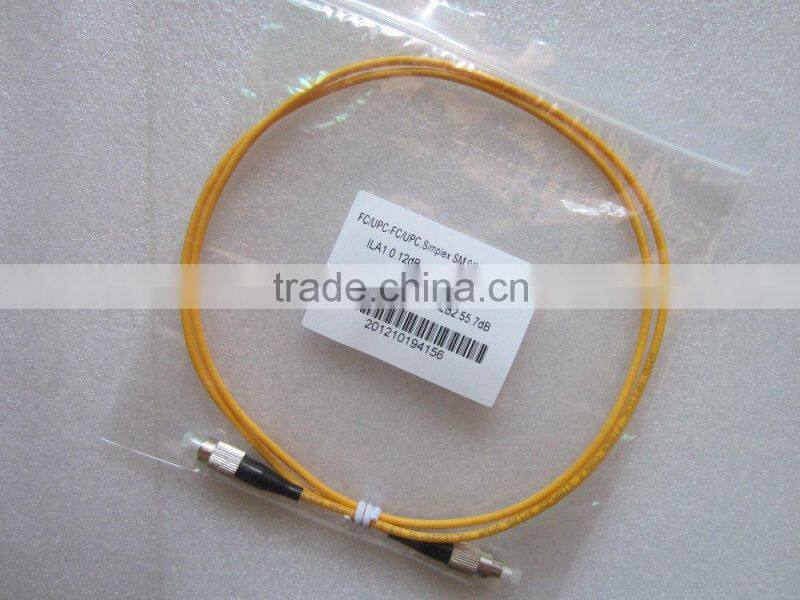 1M FC to FC Simplex 9/125 Single Mode Fiber Optic Patch Cable Cord Jumper