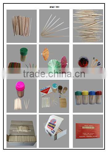 2.0 diametre bulk wooden square toothpicks