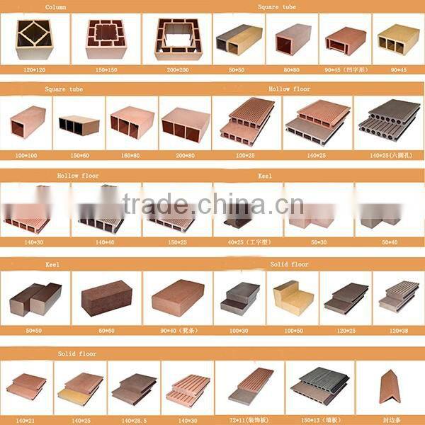 WPC material keel for outer construction