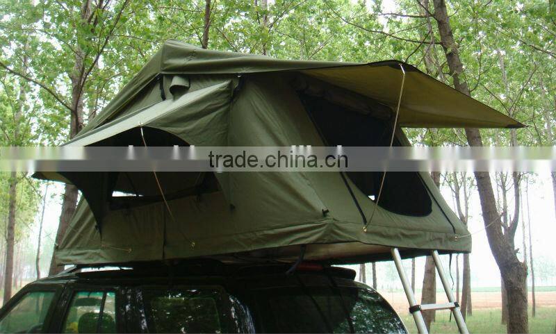 The roof waterproof canvas tents tents