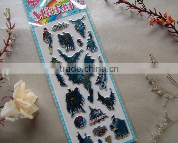 2016New product puffy sticker , eco-friendly foam sticker,3d foam sticker