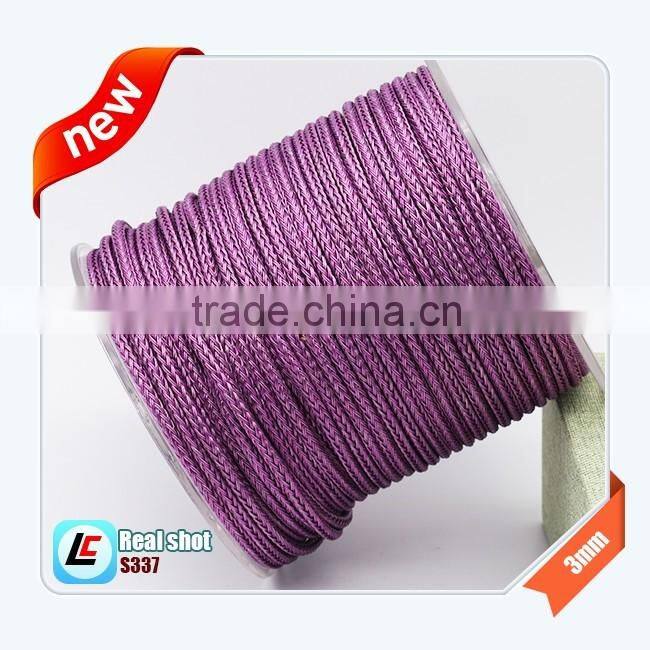 3mm Purple high-quality hot sale stainless steel bracelet string