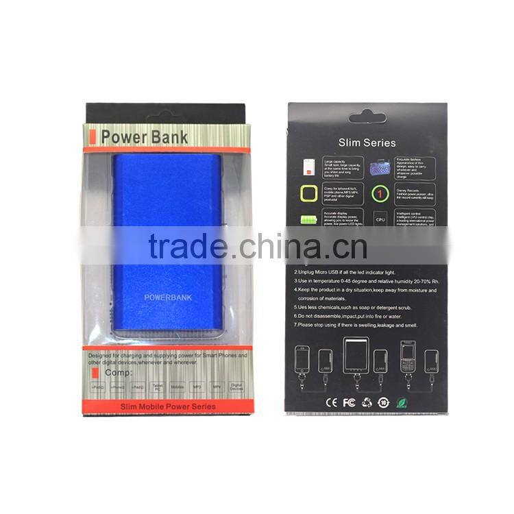 high level 8000mah portable mobile power bank