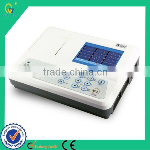 High-Quality Disposable Automatic Measurement Auto Handheld Cheap 3 Channels ECG Machine