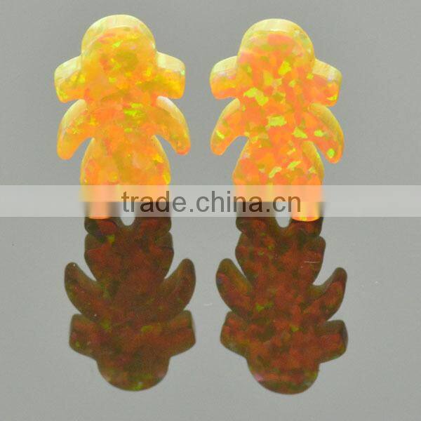 High fire color little girl synthetic mexican fire opals for sale