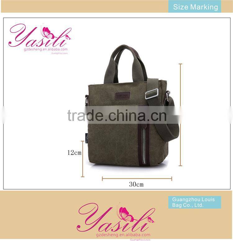 unisex fashion messenger bag,business canvas handbag,mens canvas messenger bag