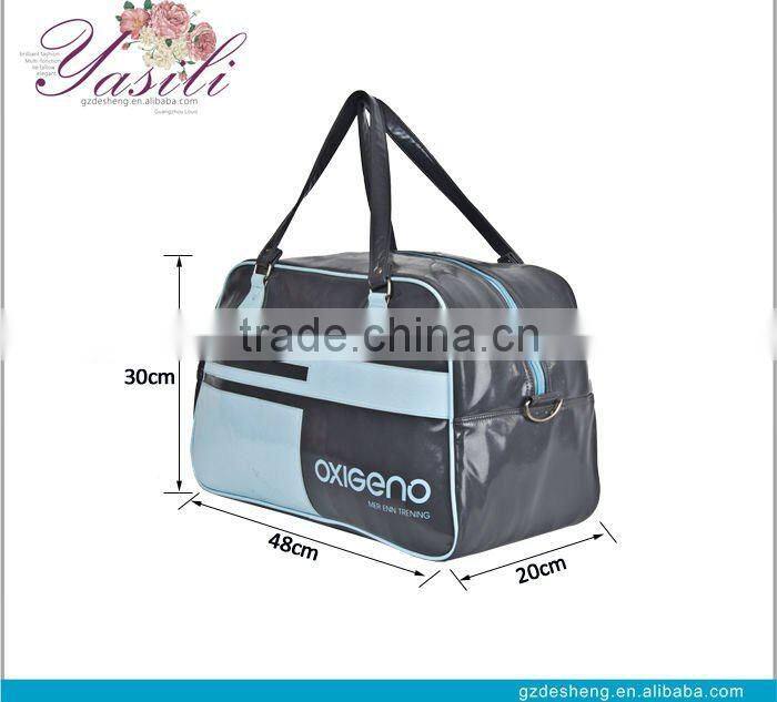 pu leather sport bag travel bag