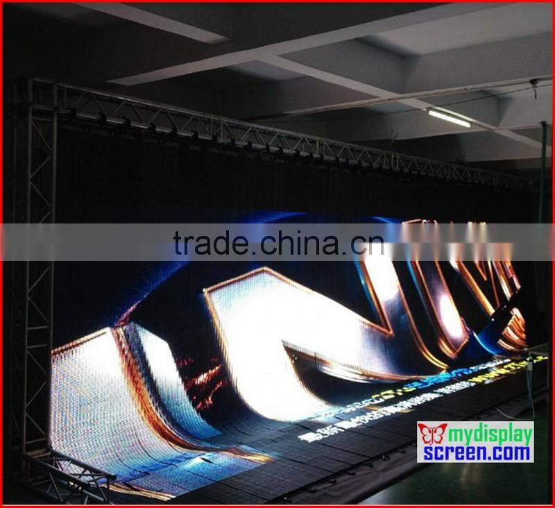 flexible led display, outdoor/Indoor soft curtain,9.375mm smd, ultra slim, high refresh