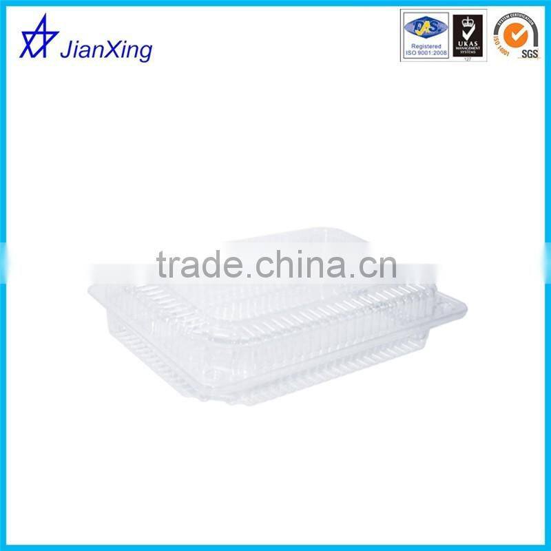 Deli Compartment Clear Hinged Clamshell