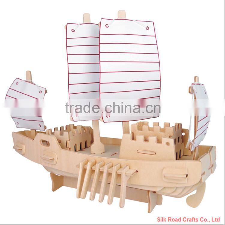 3d wooden puzzle three-dimensional