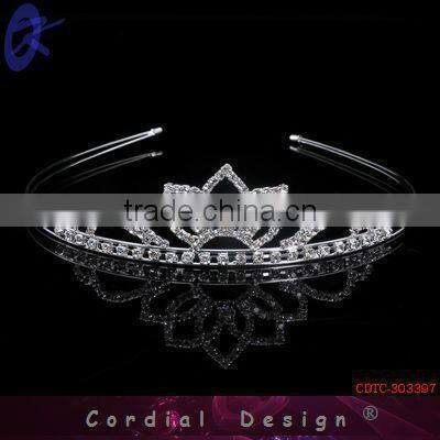 2013 New Fashion Shining Birthday Tiara Crown For Adults