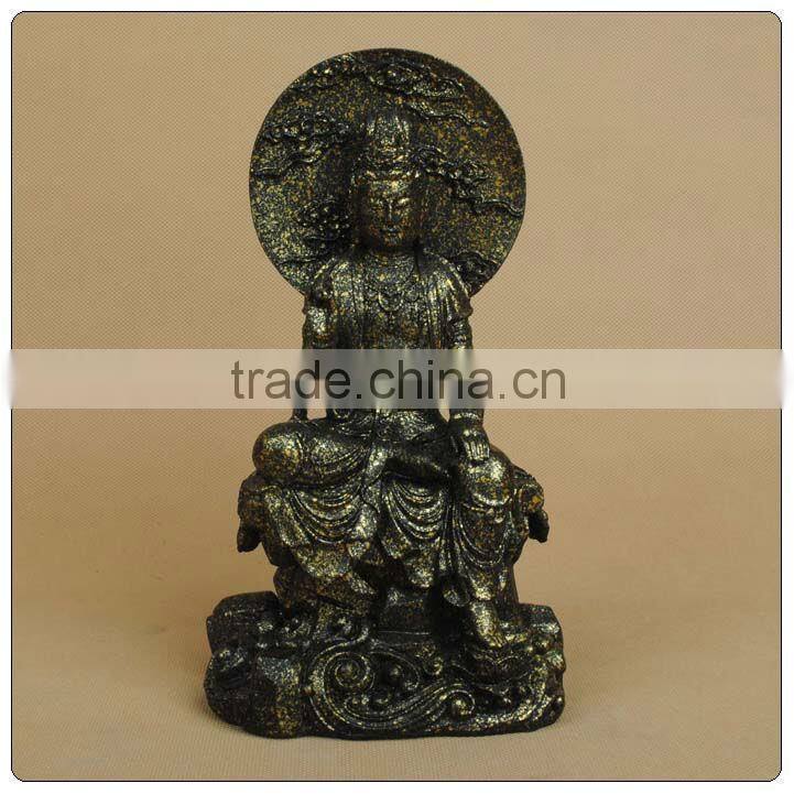 Antique color luckly guangyi staue, Buddha lady statue ,large buddha statue