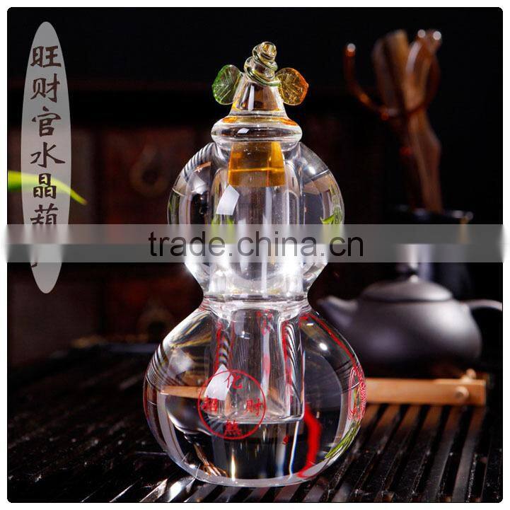 K9 crystal material Wu Lou-Gourds ,chinese Wu Lou statue