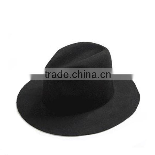 Wholesale 2016 alibaba High Quality Felt Hat with Different Colors