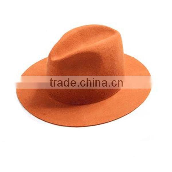 Wholesale 2016 alibaba High Quality Felt Hat with Different Colors