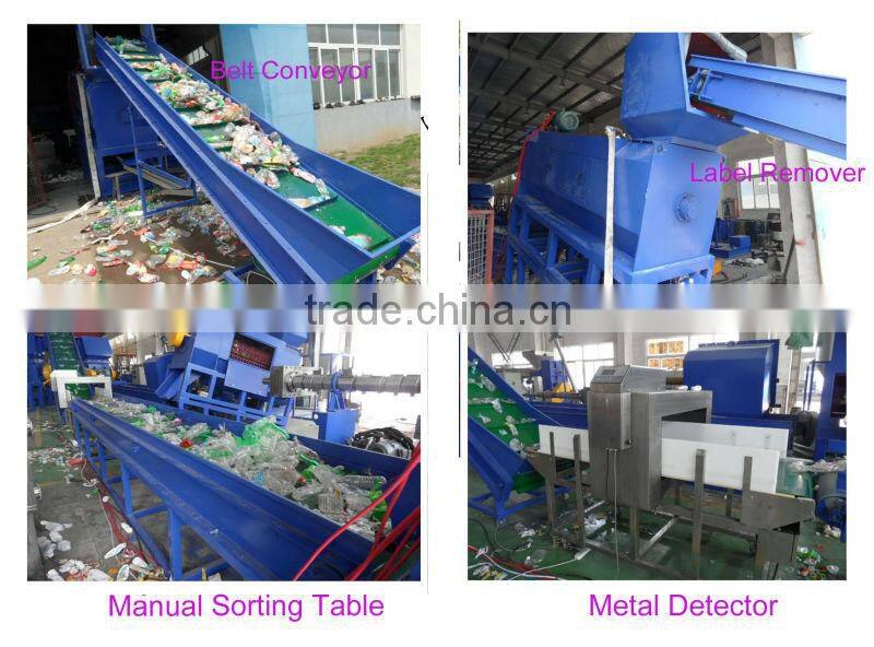 High quality PET waste bottle recycling line