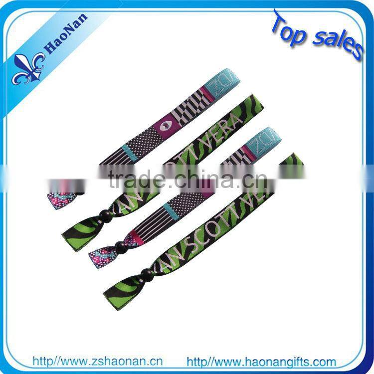 polyester material hand wristbands with ego design for decor party items from china